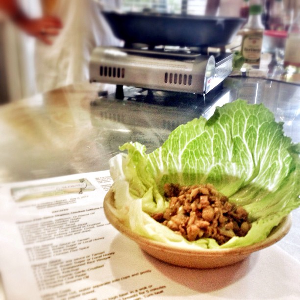 chicken lettuce cups