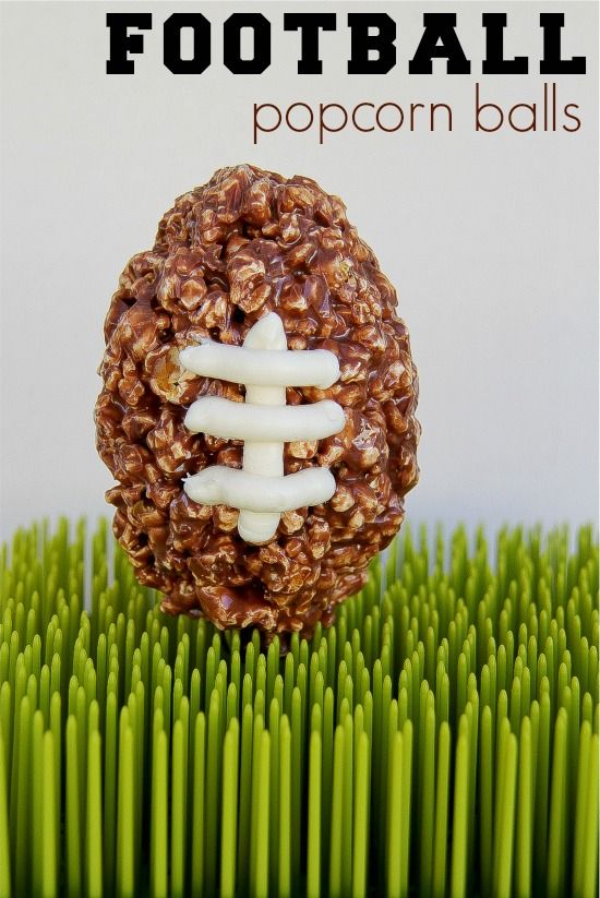 How to Make Popcorn Ball Footballs | Tonya Staab