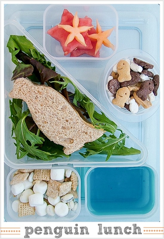 penguin lunch box fun food for kids