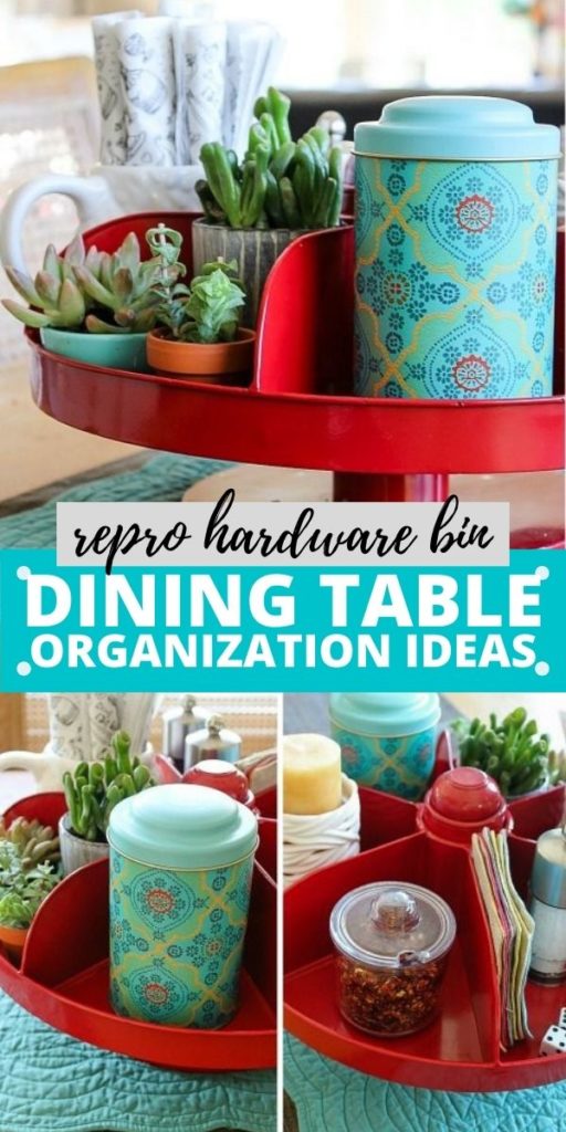 How to Use a Repro Hardware Bin on Your Dining Table Tonya Staab