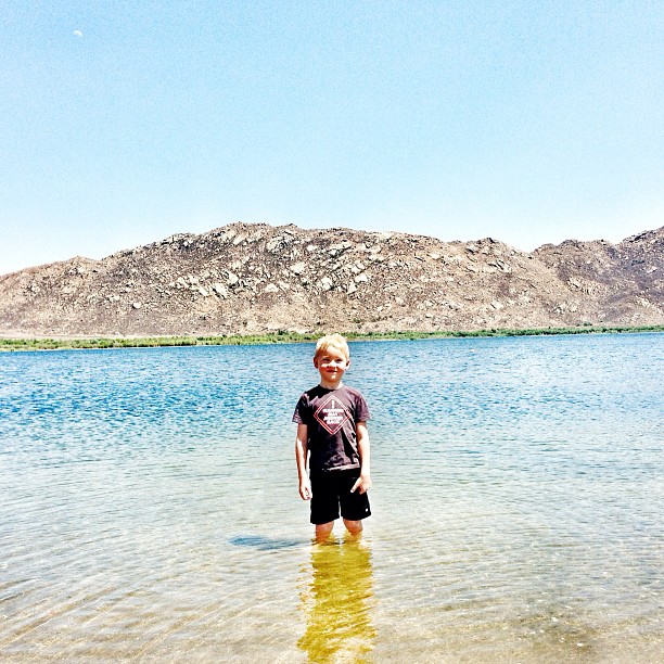 Boy at Lake Perris