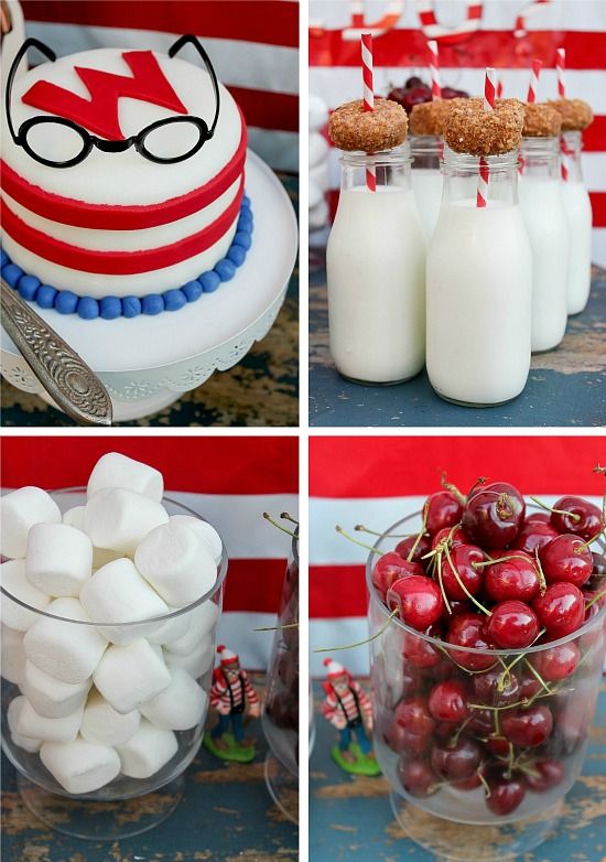 Where's Waldo themed party food