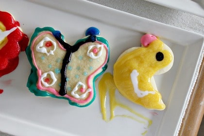 spring decorated cookies