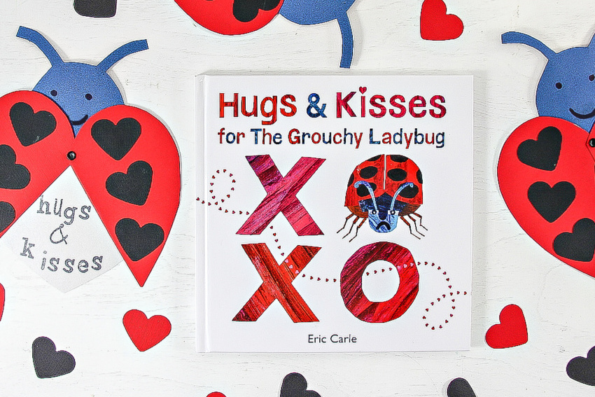 handmade valentines cards inspired by the grouchy ladybug book