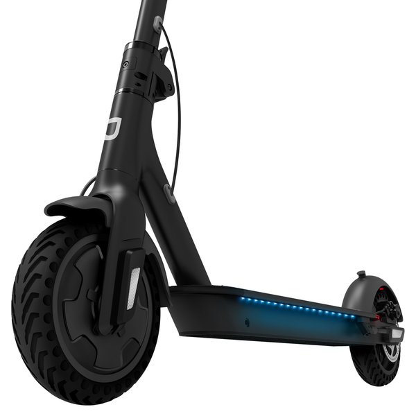 Light up Jetson electric scooter.