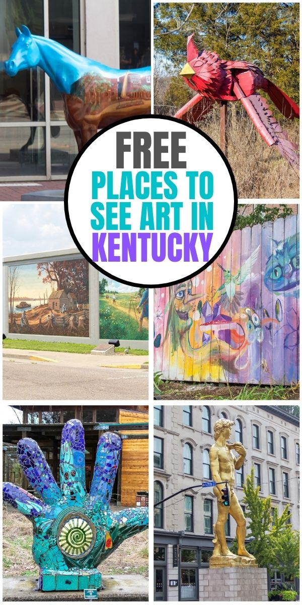 free art in kentucky Pinterest image