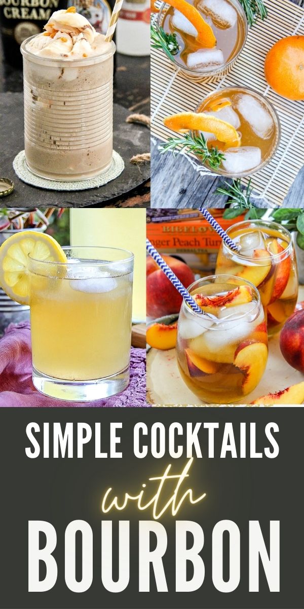 bourbon cocktails Pinterest image