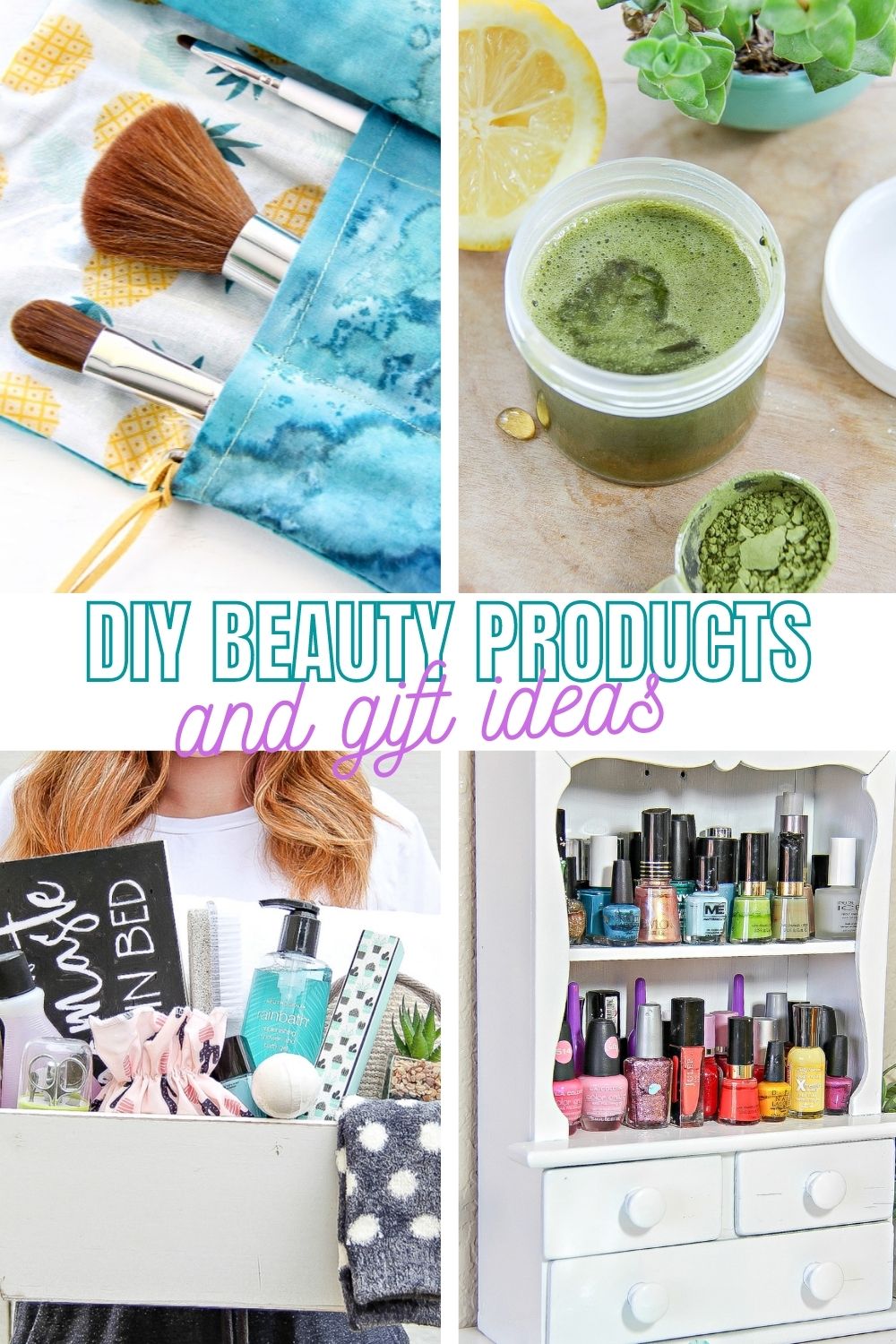 DIY beauty products Pinterest image