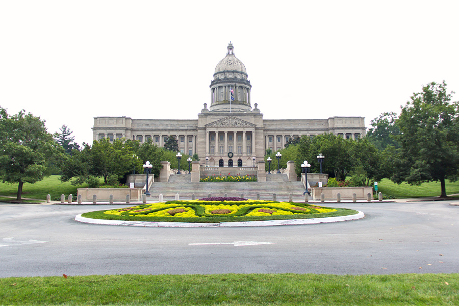 Kentucky State Capitol Building in Frankfort.