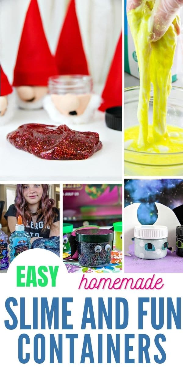 homemade slime Pinterest image