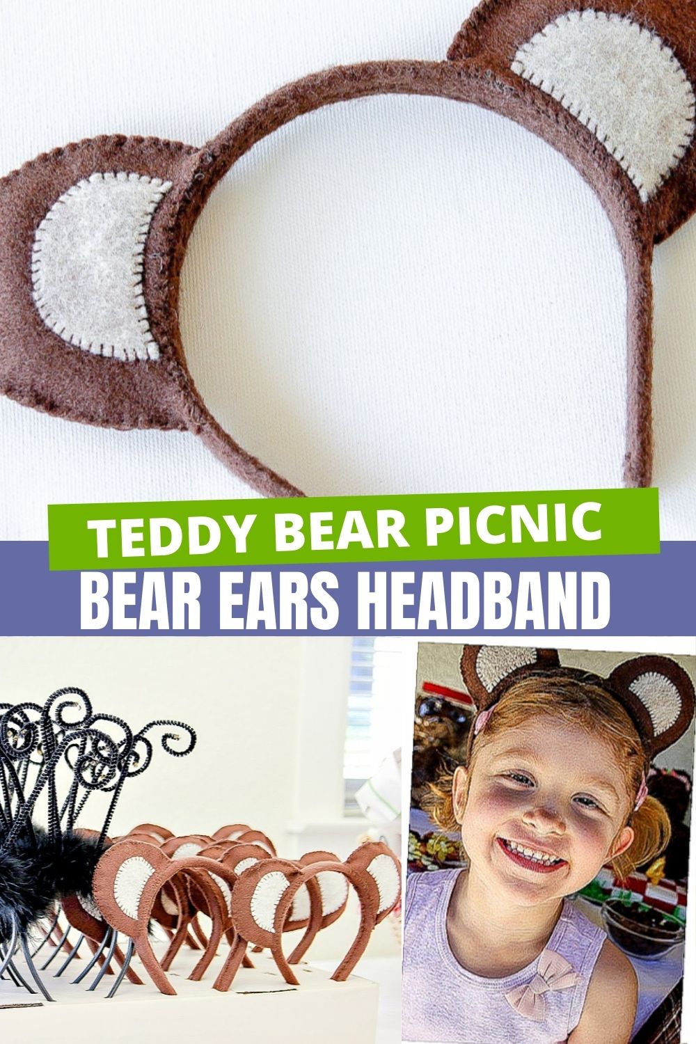 How to Make a Teddy Bear Ears Headband | Tonya Staab