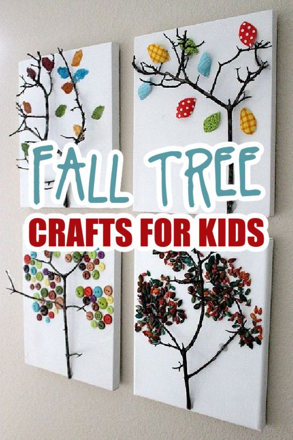 fall tree craft Pinterest image