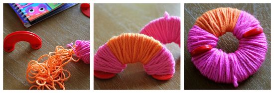 how to make pom poms using a pom pom maker tool