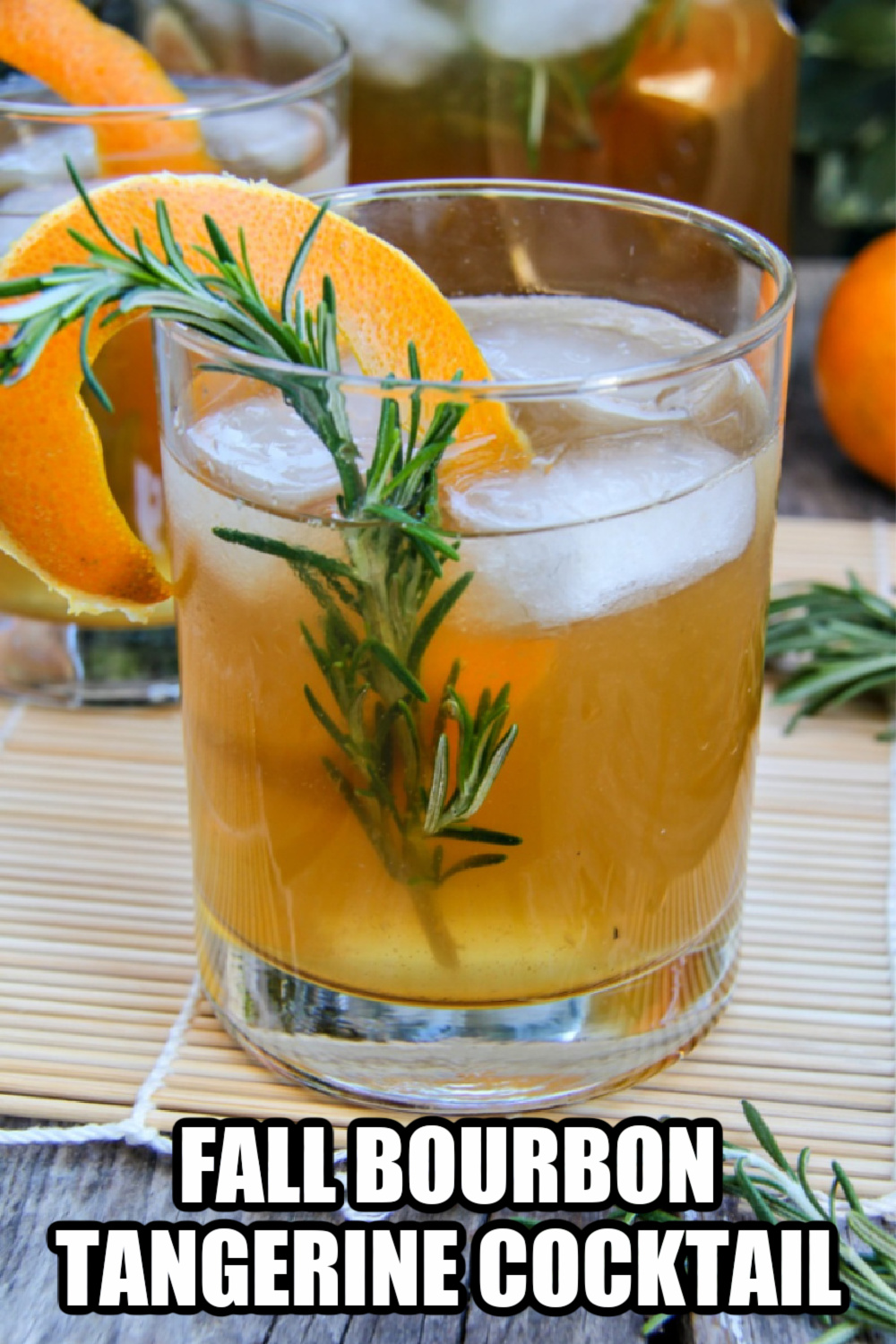 fall bourbon cocktail pinterest image