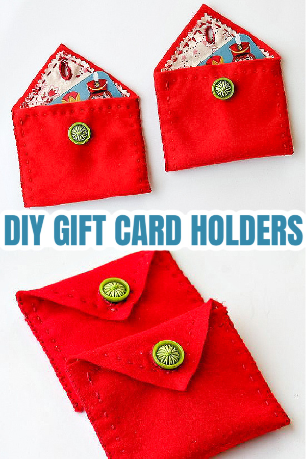 diy gift card holders pinterest