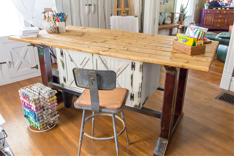 diy large craft table