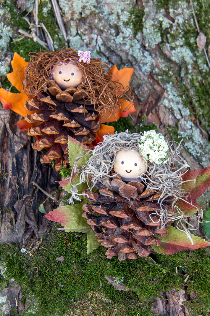 pine cone fairies