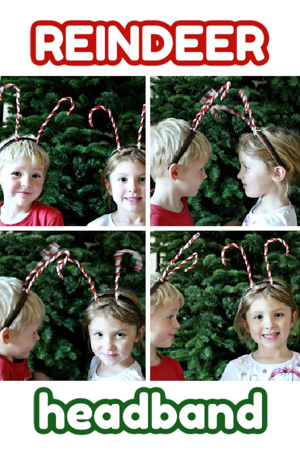 reindeer headband Pinterest image
