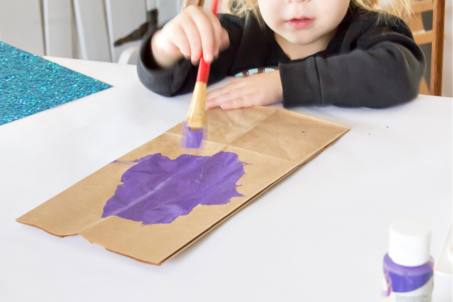 easy brown paper bag craft for kids