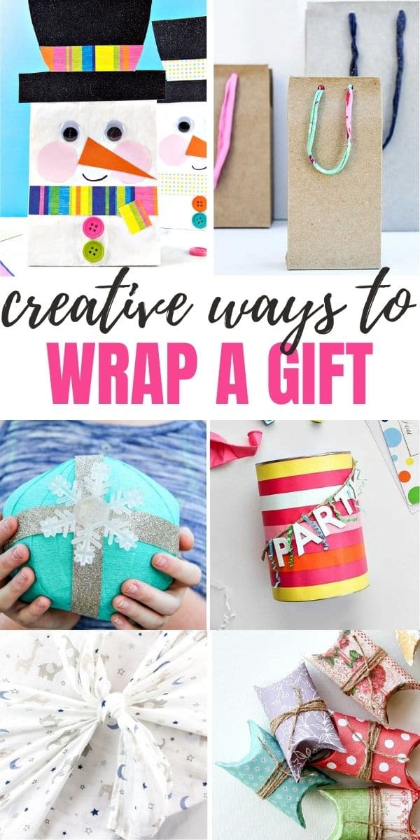 creative ways to wrap a gift Pinterest