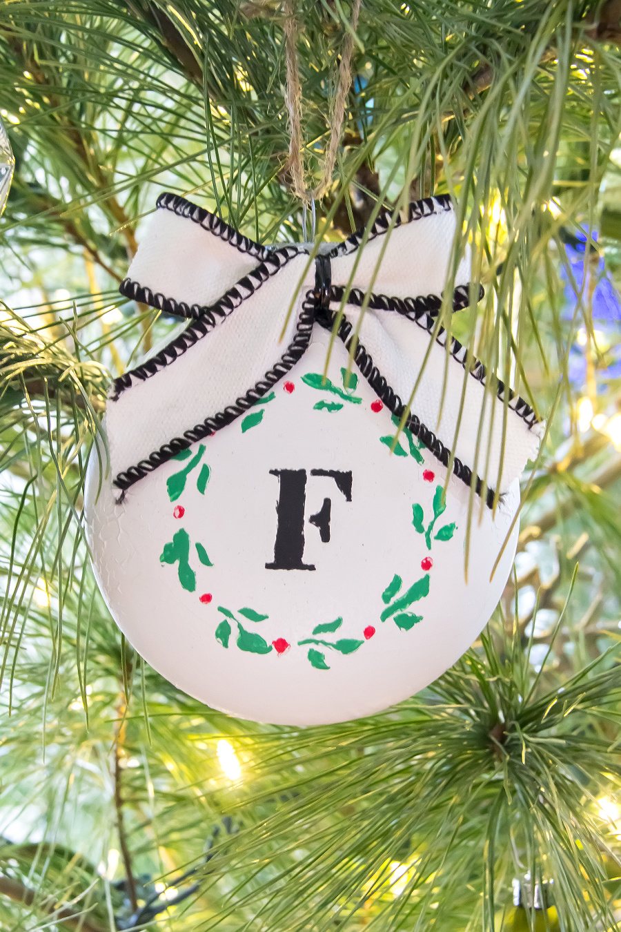 diy personalized christmas ornaments