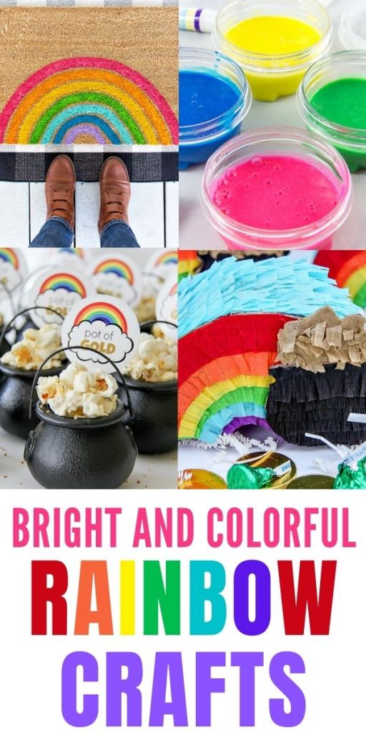 rainbow crafts and art project pinterest
