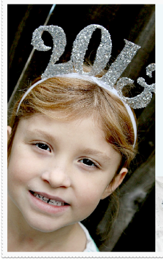 sparkly new years eve headbands made using number covered in glitter and glued onto a plain headband