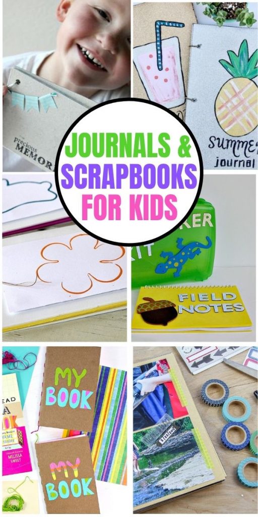scrapbooks and journals for kids pinterest