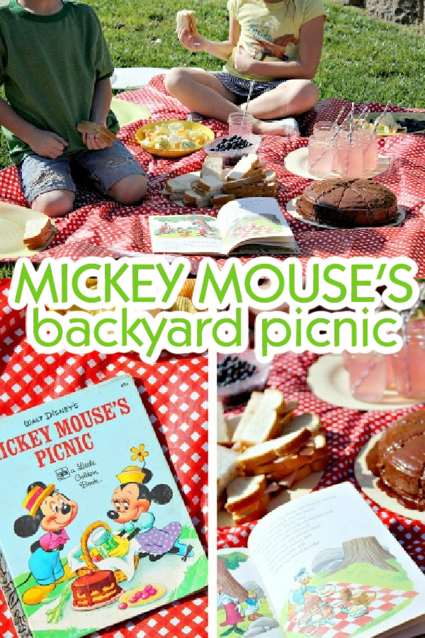 mickey mouse's backyard picnic storytime pinterest