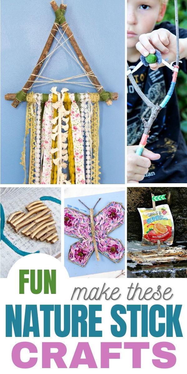 nature stick crafts pinterest