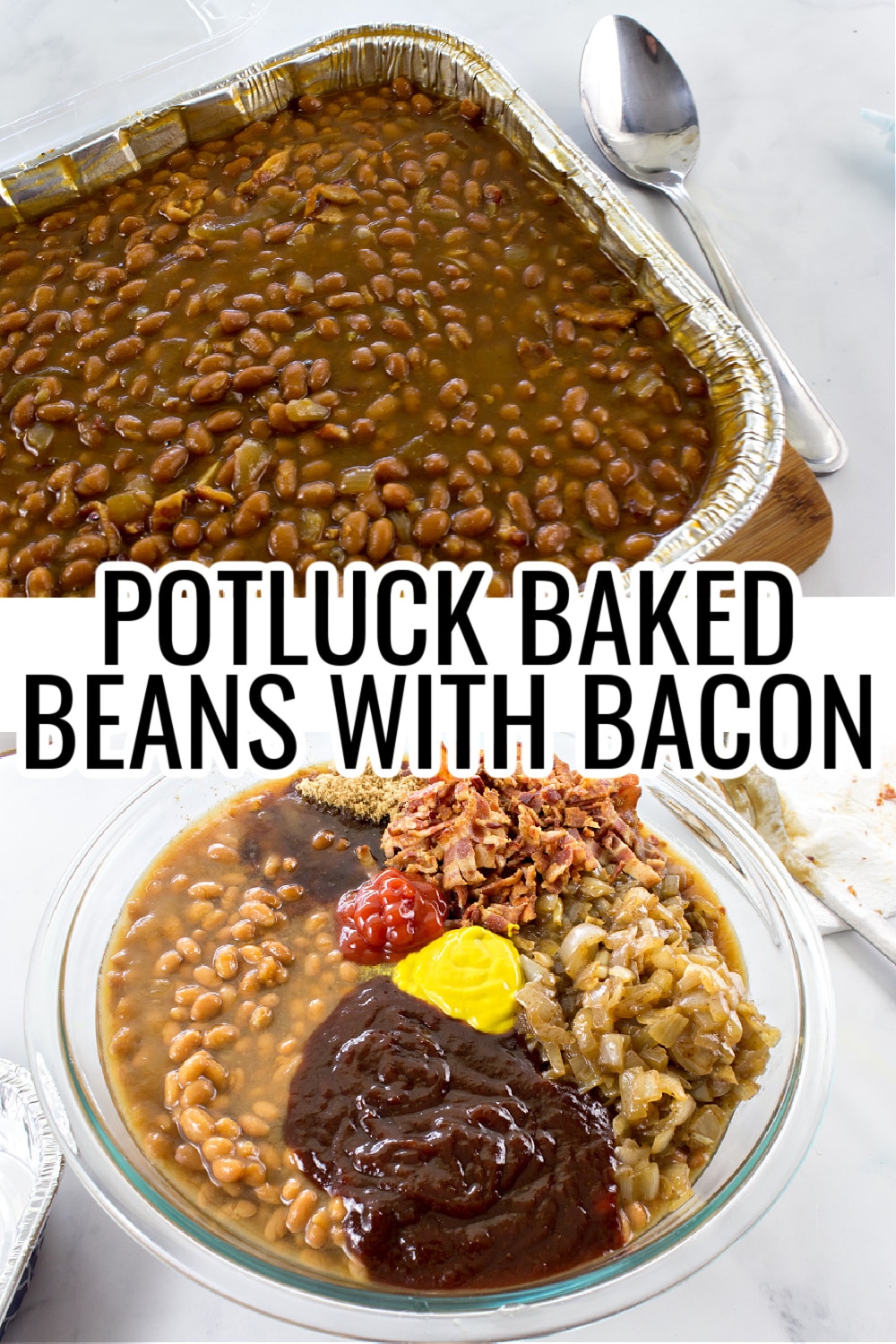 potluck baked beans with bacon pinterest