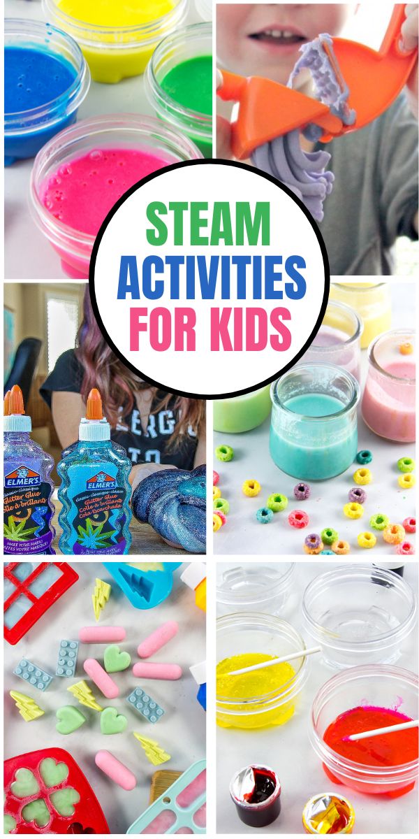 steam activities for kids pinterest