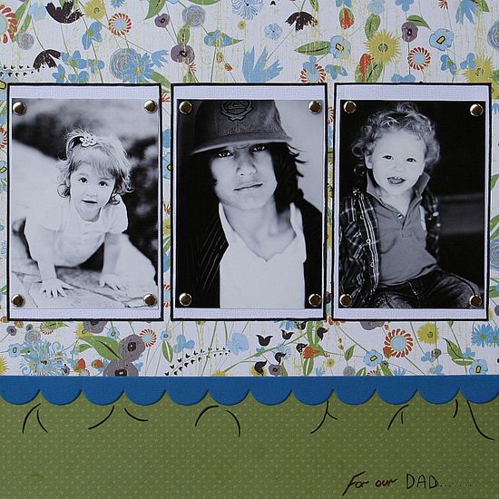 family scrapbook page ideas of kids