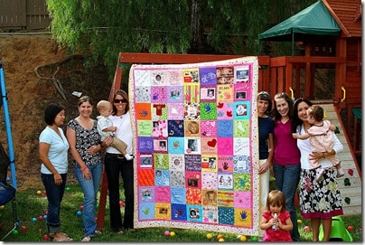 homemade get well quilt