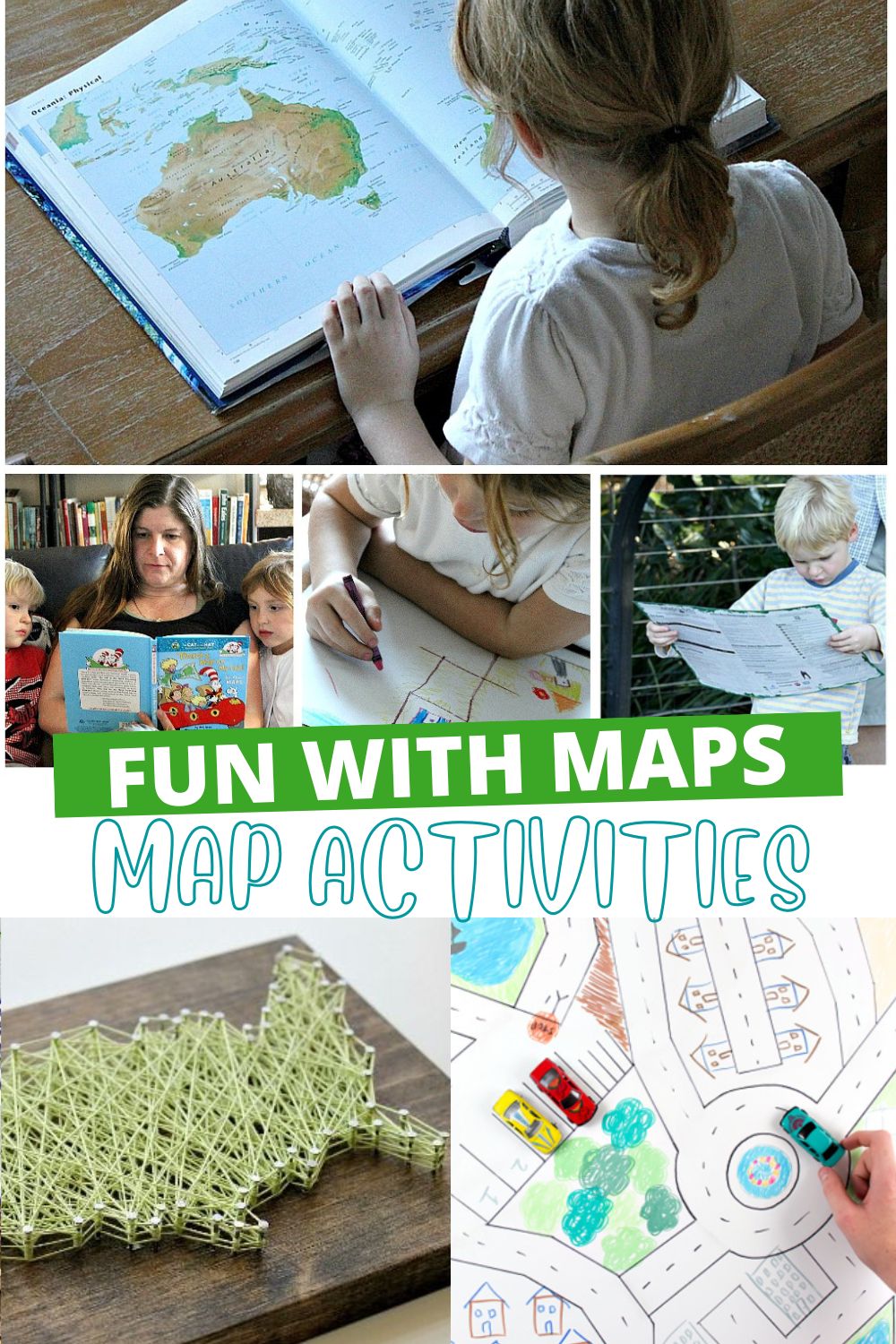 map activities for kids pinterest