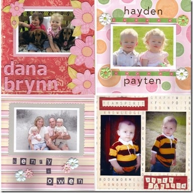 scrapbook page idea