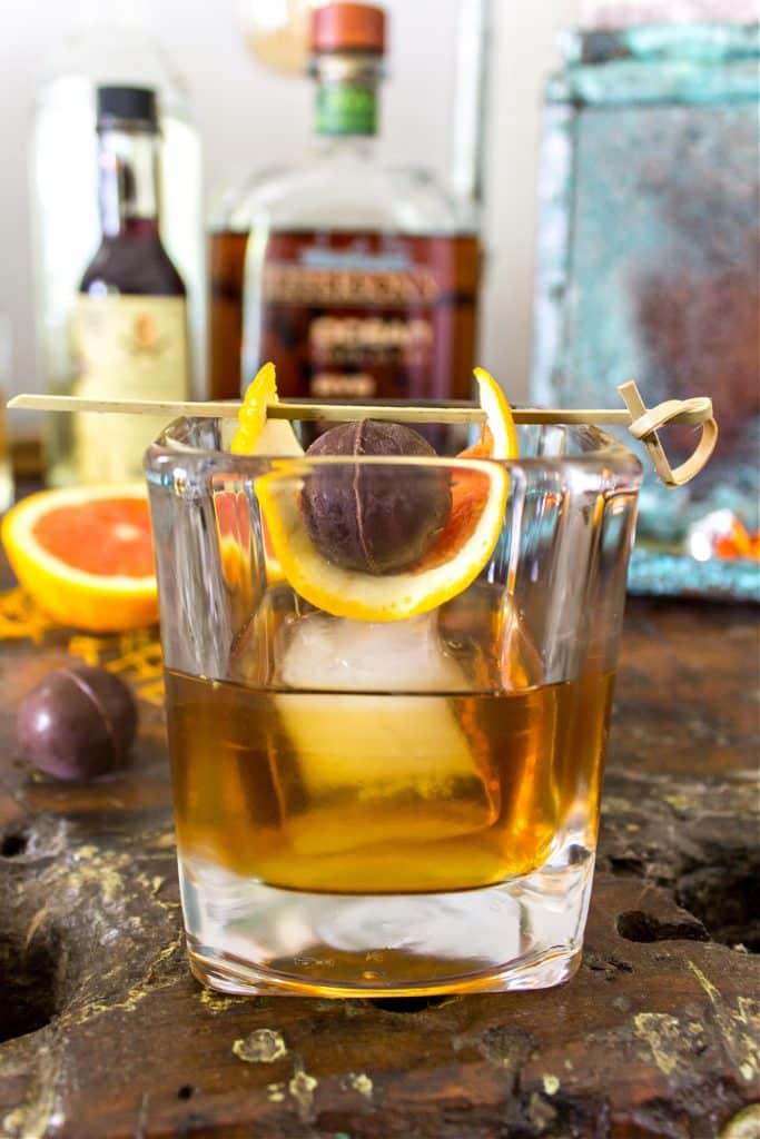 chocolate orange old fashioned