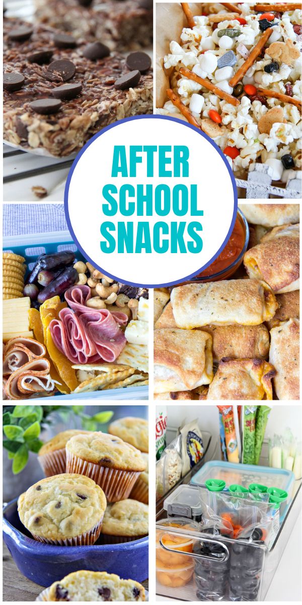 snacks for after school pinterest