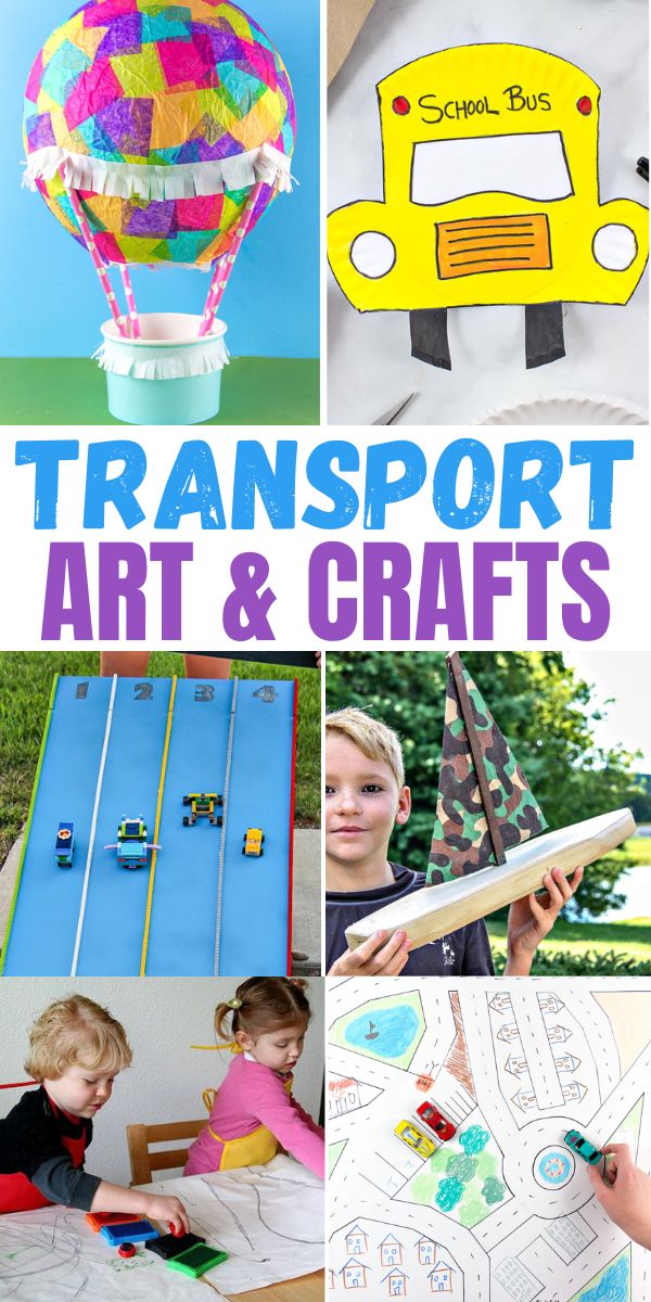 transport theme art and craft ideas pinterest