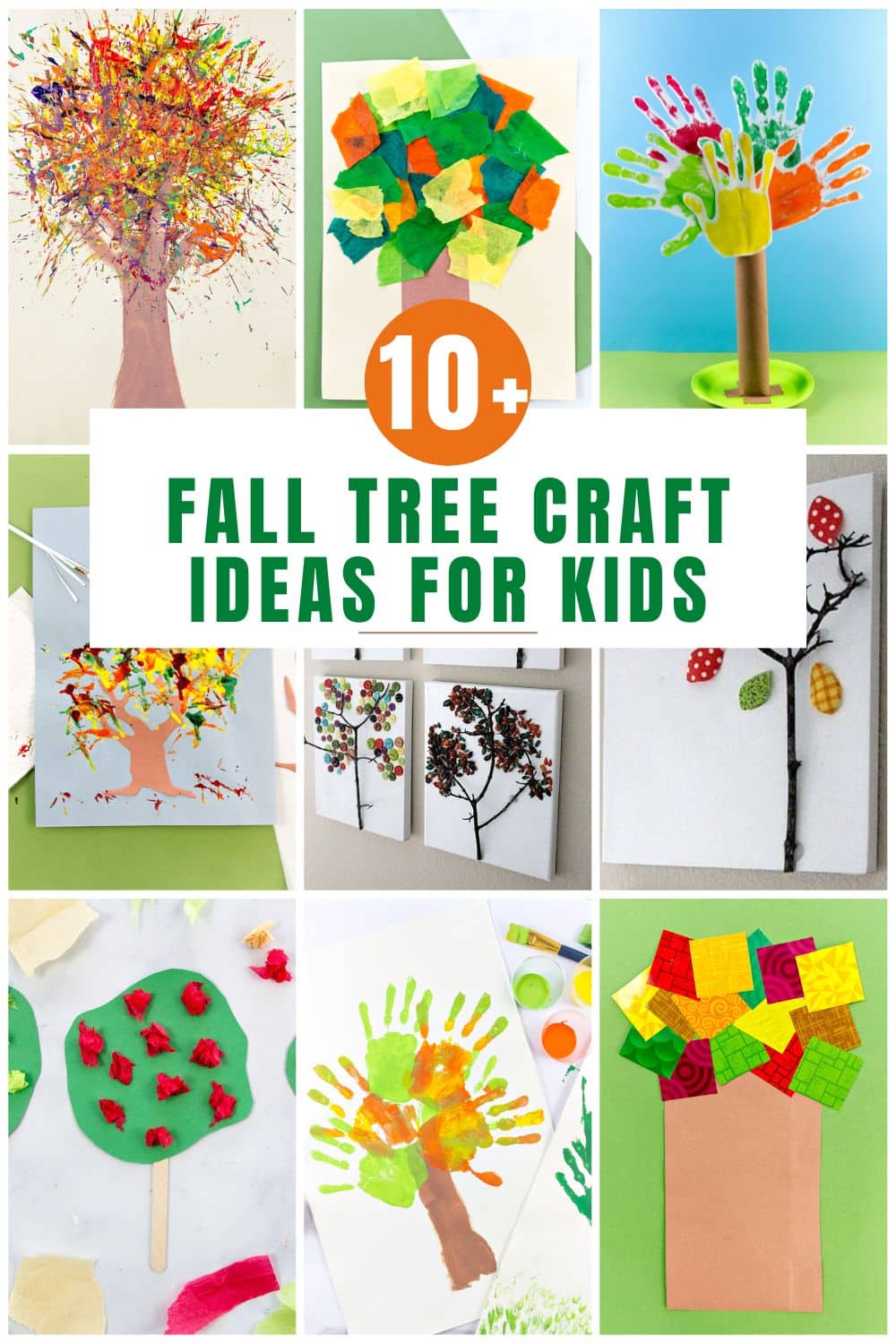 9 fall tree craft ideas for kids pinterest image