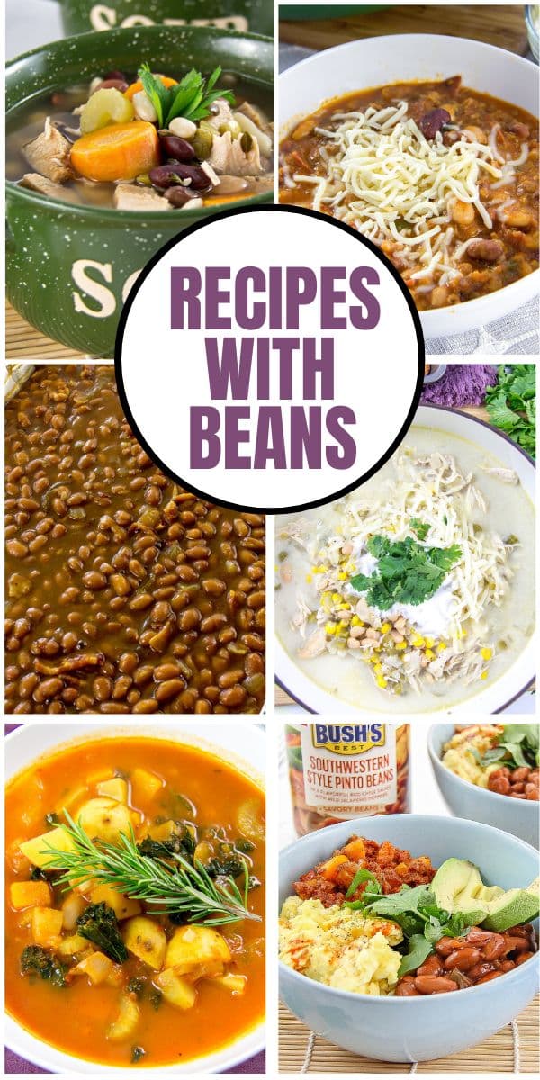 recipes with beans pinterest