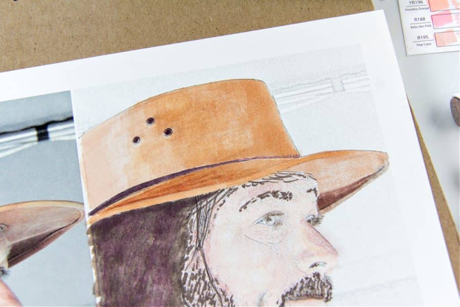 Photo to Painting with Ohuhu Markers Tonya Staab