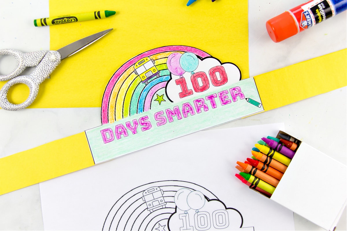 100 days smarter headband to celebrate the 100th day of school