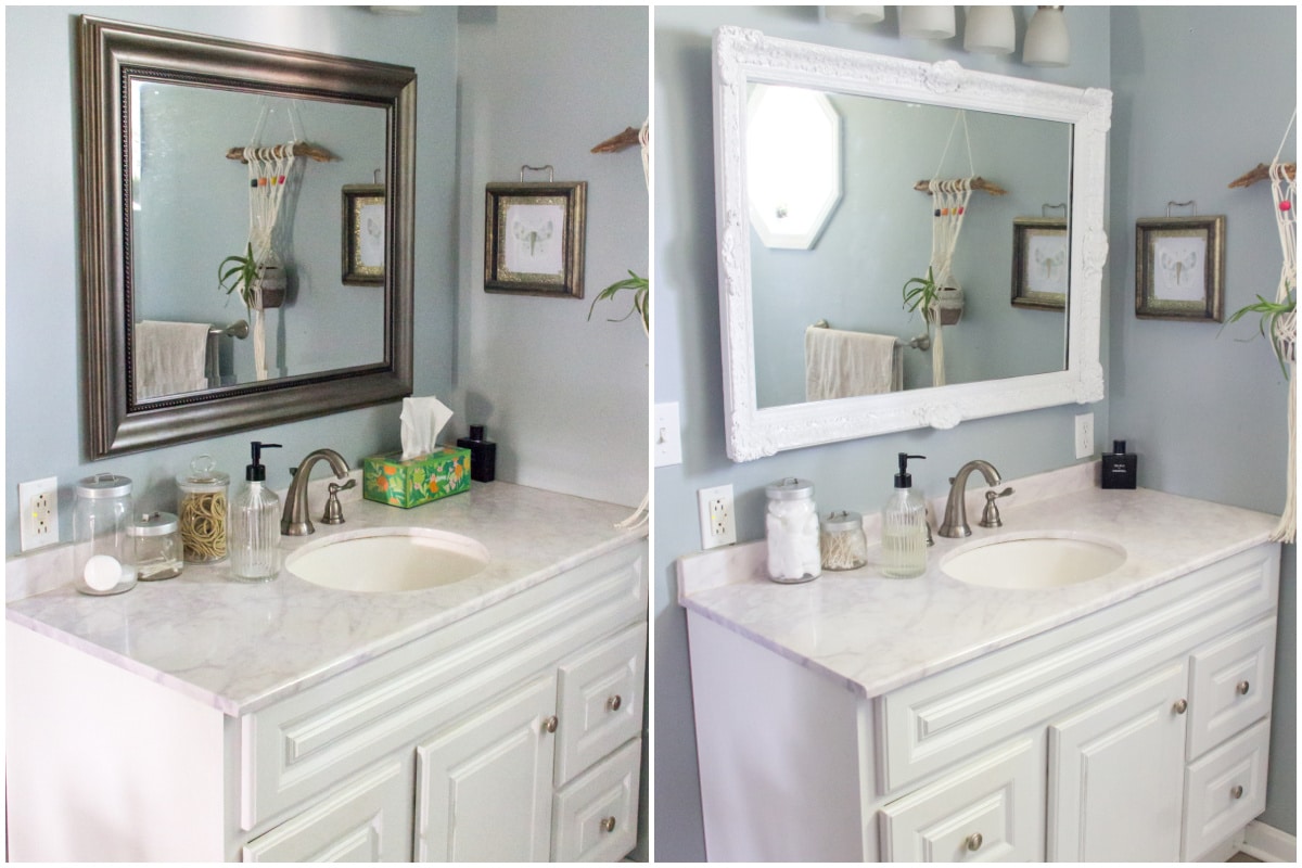 How to turn a modern bathroom into a one-of-a-kind bathroom for an historic house.