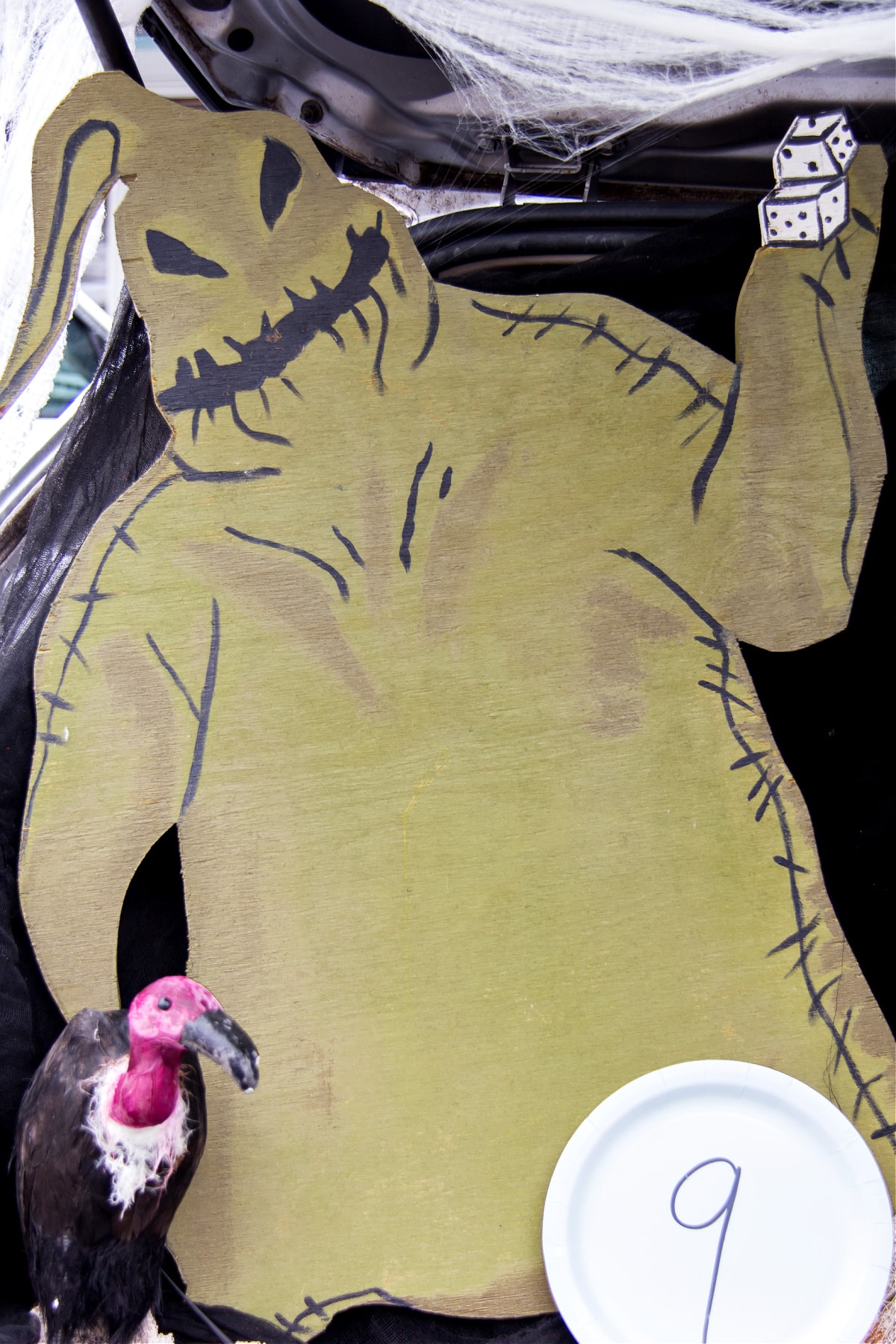 oogie boogie wood cutout decoration