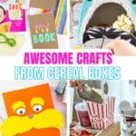 crafts from cereal boxes